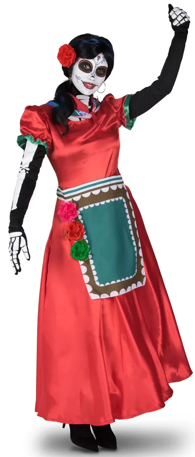 Disfraz de Catrina Rosabella para Adulto Catrina Viving